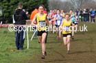 Rosie Smith (North East) in the chasing group during the senior womens Inter Counties Cross Country, Cofton Park, Birmingham. Photo: David T. Hewitson/Sports for All Pics